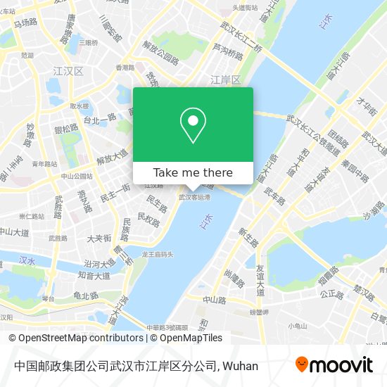 中国邮政集团公司武汉市江岸区分公司 map
