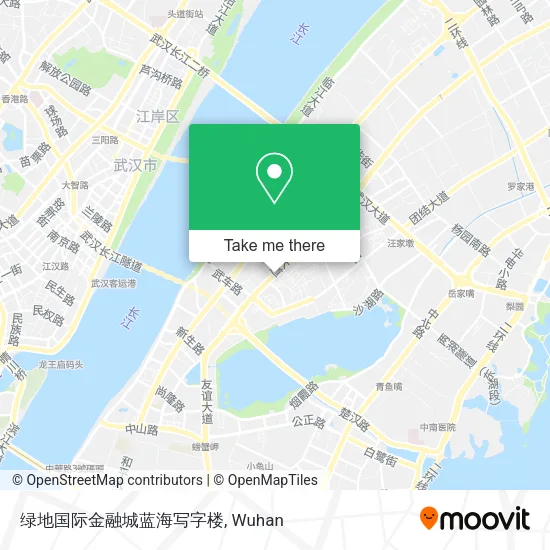 绿地国际金融城蓝海写字楼 map