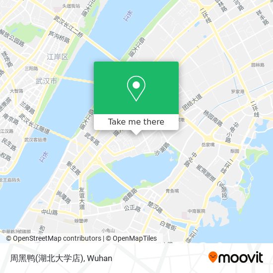 周黑鸭(湖北大学店) map