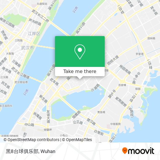 黑8台球俱乐部 map