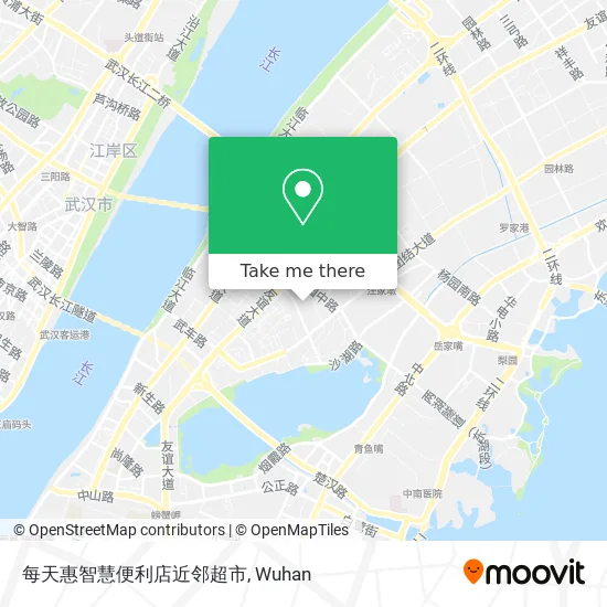 每天惠智慧便利店近邻超市 map