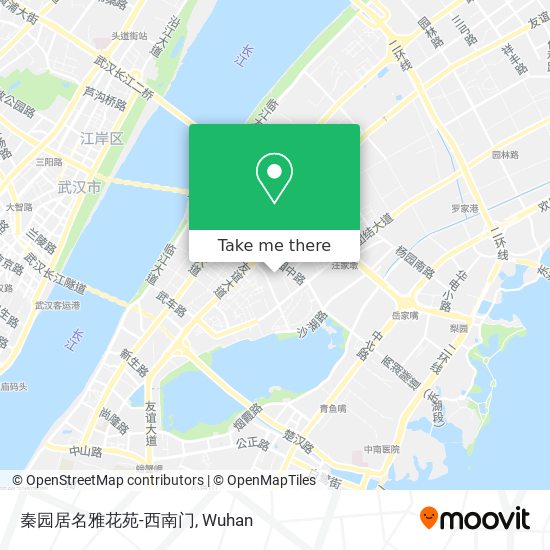 秦园居名雅花苑-西南门 map