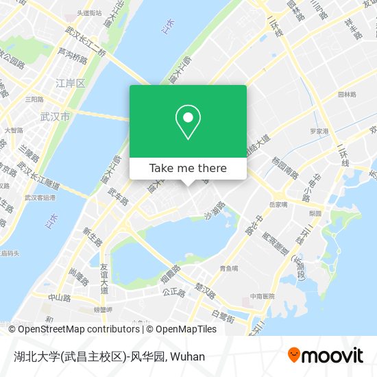 湖北大学(武昌主校区)-风华园 map