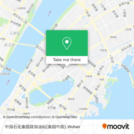 中国石化秦园路加油站(秦园中路) map