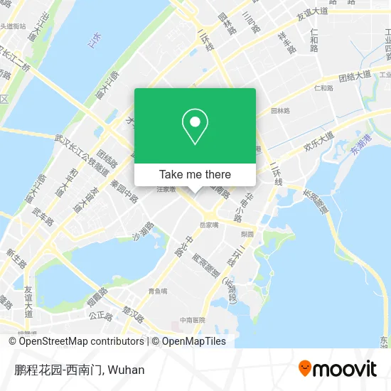 鹏程花园-西南门 map