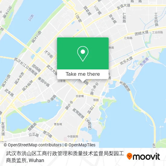 武汉市洪山区工商行政管理和质量技术监督局梨园工商质监所 map