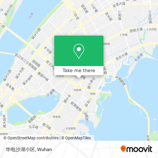 华电沙湖小区 map