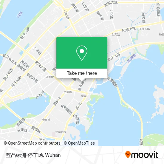 蓝晶绿洲-停车场 map