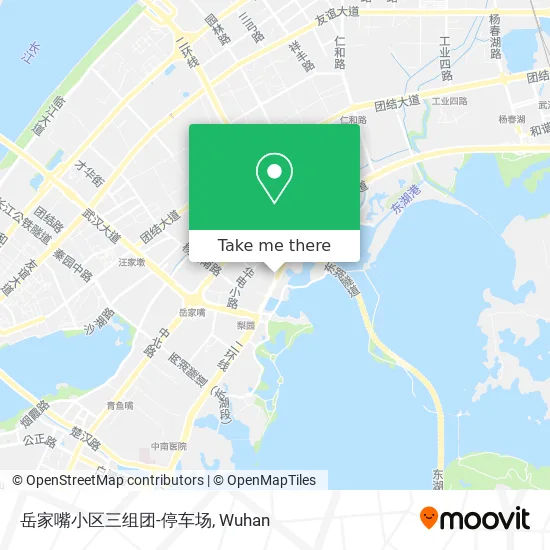 岳家嘴小区三组团-停车场 map