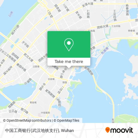 中国工商银行(武汉地铁支行) map