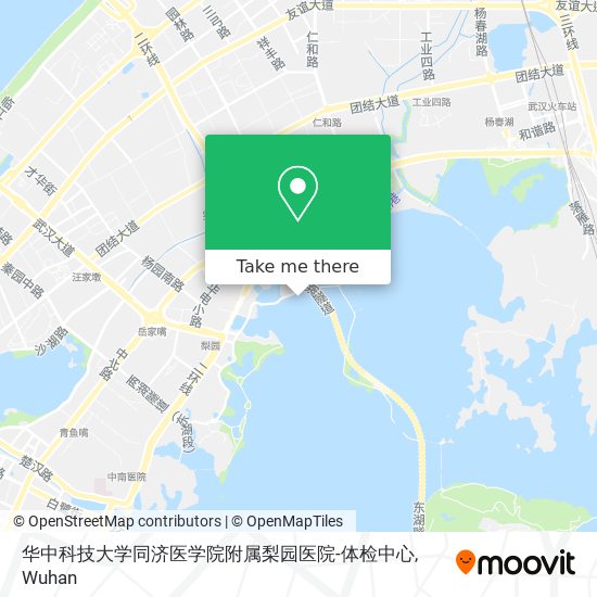 华中科技大学同济医学院附属梨园医院-体检中心 map