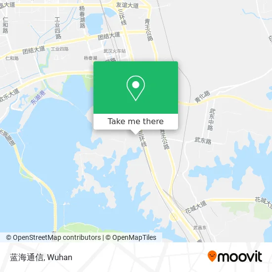蓝海通信 map