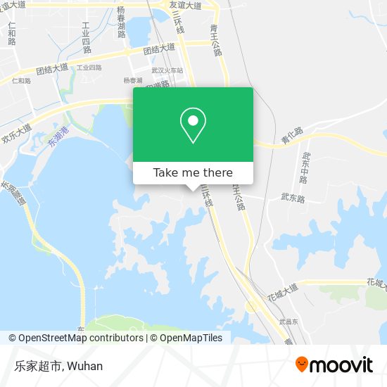 乐家超市 map