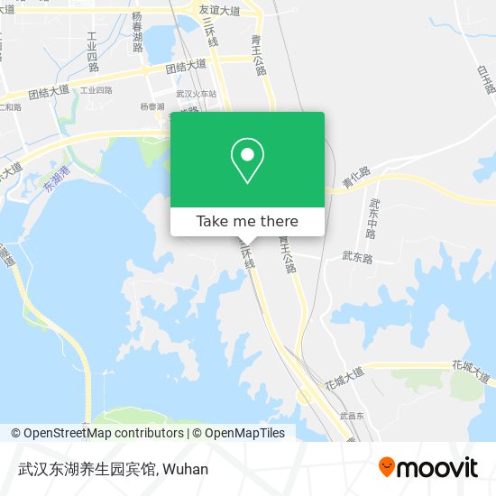 武汉东湖养生园宾馆 map