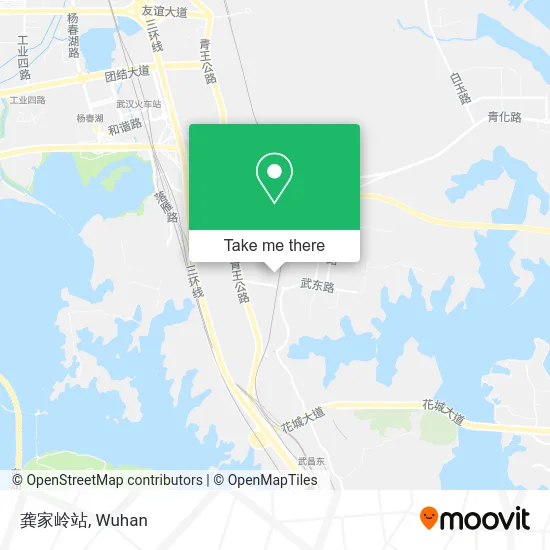 龚家岭站 map