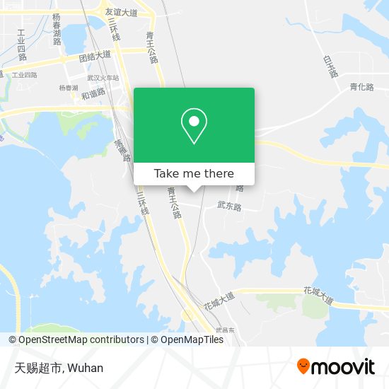 天赐超市 map