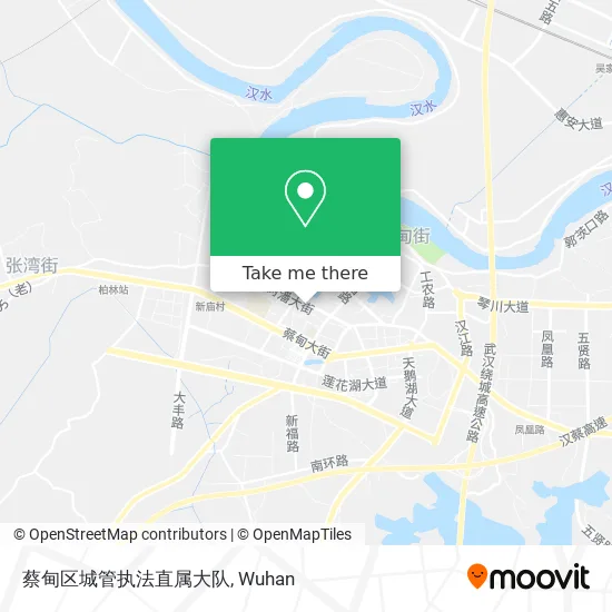 蔡甸区城管执法直属大队 map