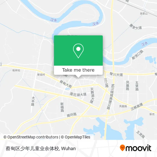 蔡甸区少年儿童业余体校 map
