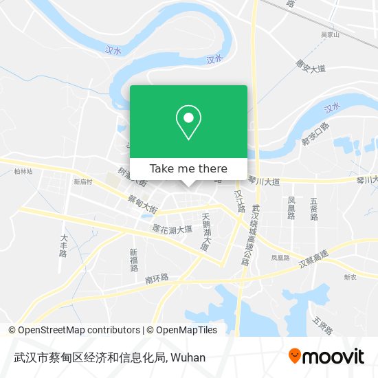 武汉市蔡甸区经济和信息化局 map