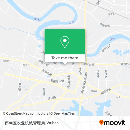 蔡甸区农业机械管理局 map