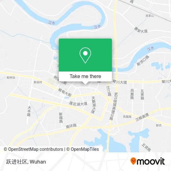 跃进社区 map