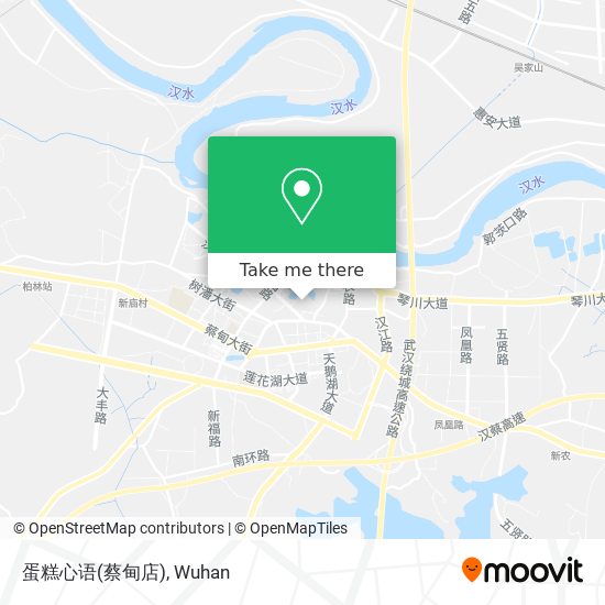 蛋糕心语(蔡甸店) map