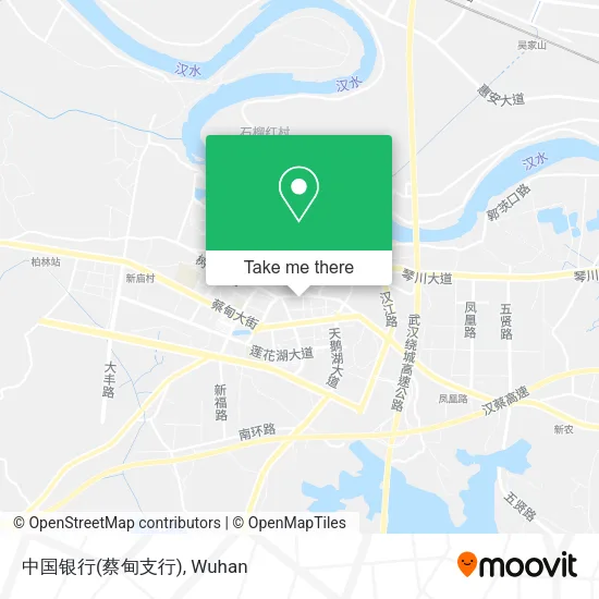 中国银行(蔡甸支行) map