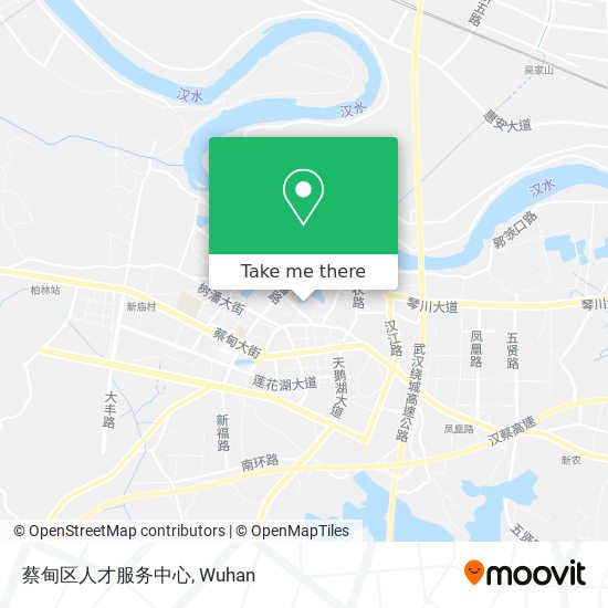 蔡甸区人才服务中心 map