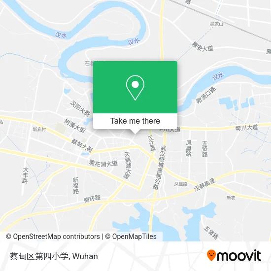 蔡甸区第四小学 map