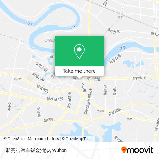 新亮洁汽车钣金油漆 map