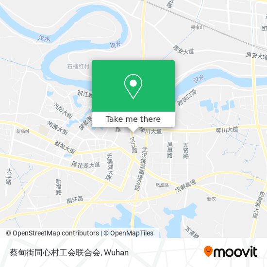 蔡甸街同心村工会联合会 map