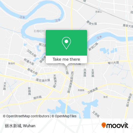 丽水新城 map