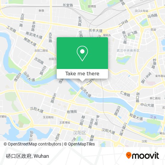 硚口区政府 map