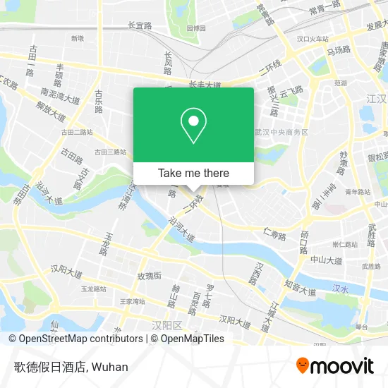 歌德假日酒店 map