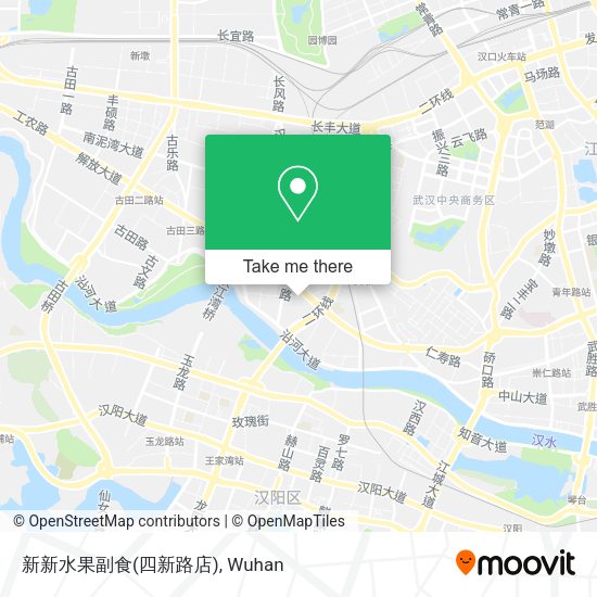 新新水果副食(四新路店) map