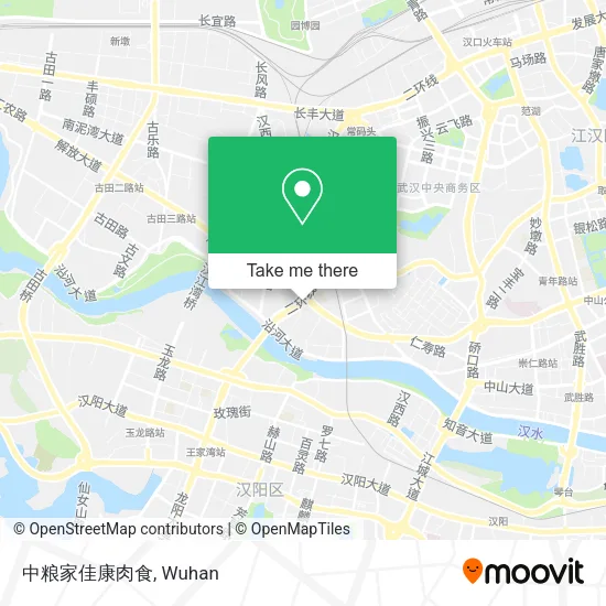 中粮家佳康肉食 map
