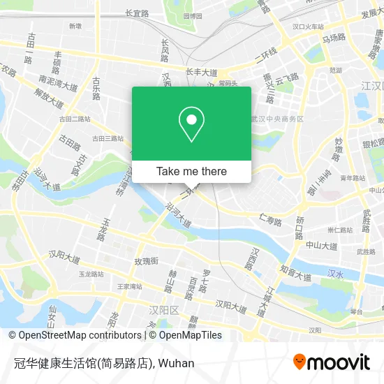 冠华健康生活馆(简易路店) map