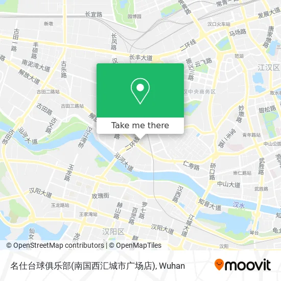 名仕台球俱乐部(南国西汇城市广场店) map