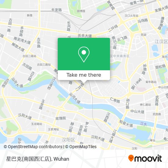 星巴克(南国西汇店) map