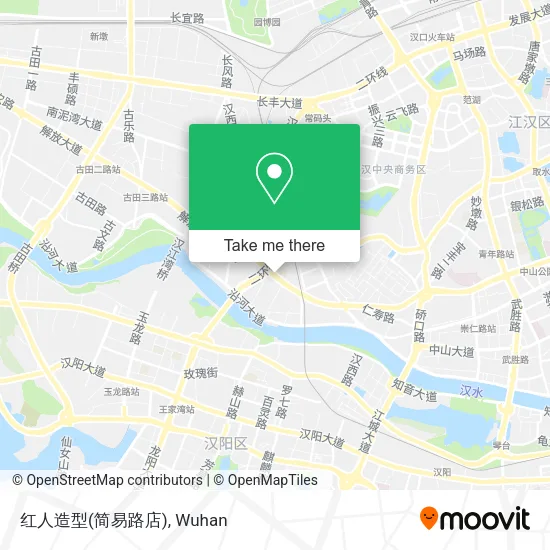 红人造型(简易路店) map