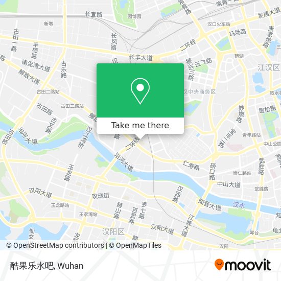 酷果乐水吧 map