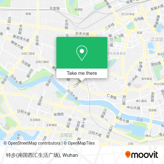 特步(南国西汇生活广场) map