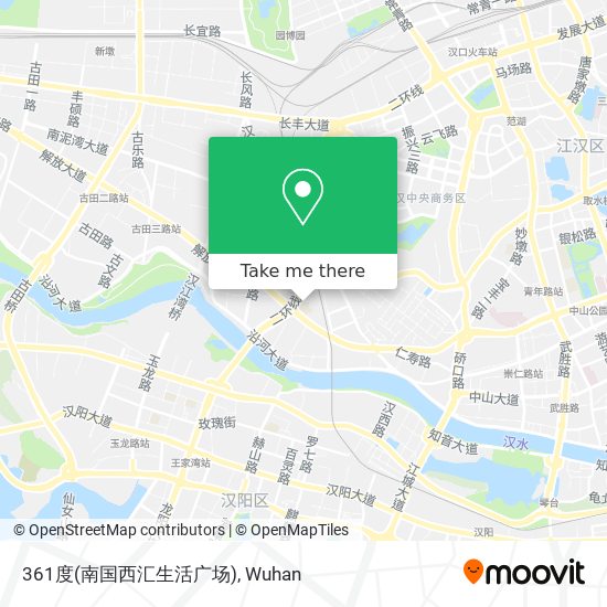 361度(南国西汇生活广场) map