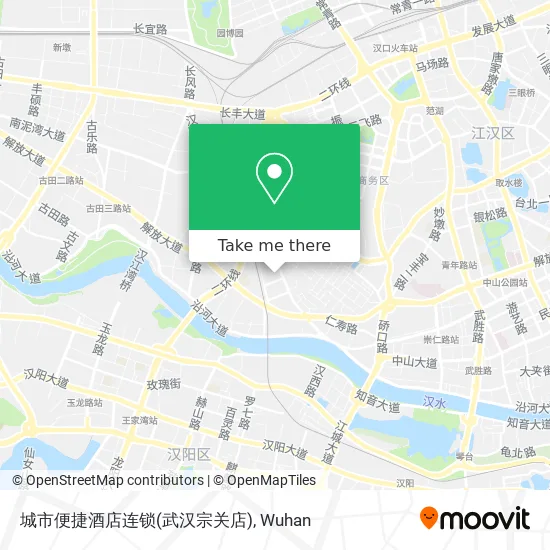 城市便捷酒店连锁(武汉宗关店) map
