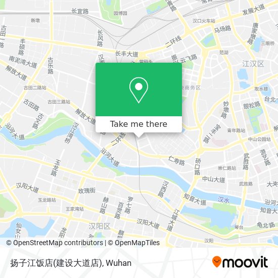 扬子江饭店(建设大道店) map