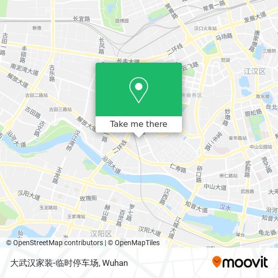 大武汉家装-临时停车场 map