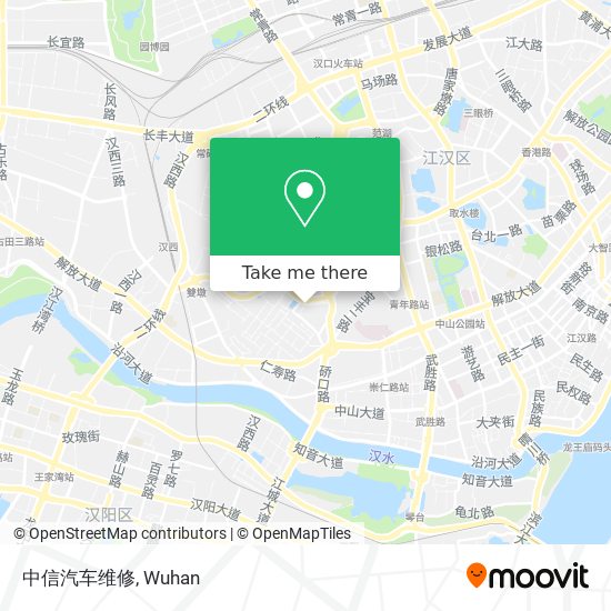 中信汽车维修 map