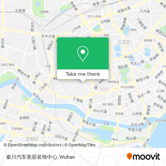 秦川汽车美容装饰中心 map