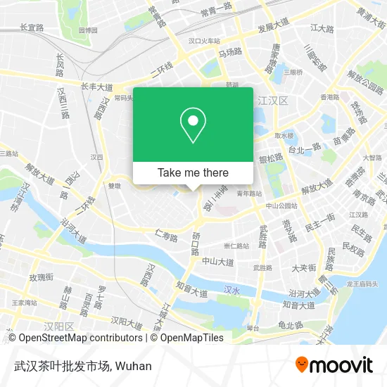 武汉茶叶批发市场 map