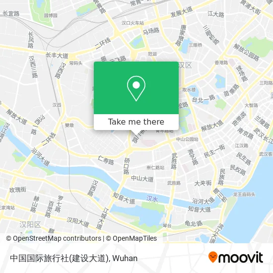 中国国际旅行社(建设大道) map